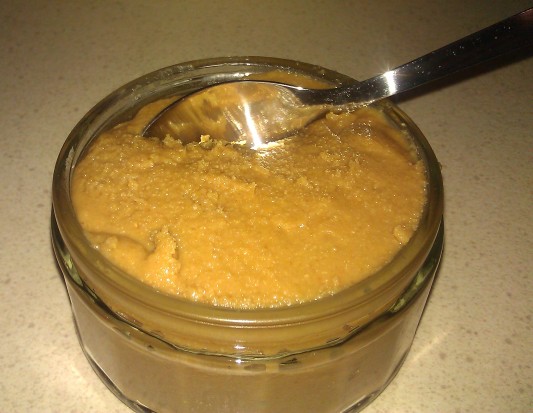 Ramekin of peanut butter